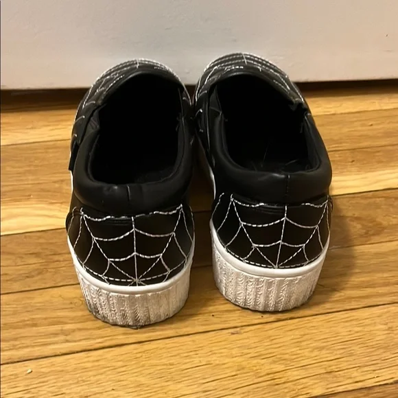 Strange Cvlt Spider Web Creeper Slip-On Sneakers - Picture 3 of 5